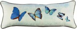Debre Kék pillangók párnahuzat, polyester, 25x70cm
