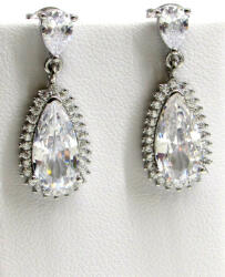 SILVER PÁRMA ezüst bedugós fülbevaló - 25 mm (2024012012)