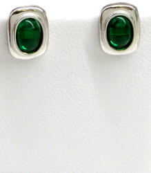 Silver CARLA ezüst fülbevaló (zöld) (2024012029)