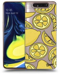Picasee Husă transparentă din silicon pentru Samsung Galaxy A80 A805F - Lemon