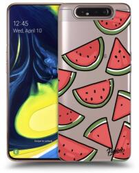 Picasee Husă transparentă din silicon pentru Samsung Galaxy A80 A805F - Melone