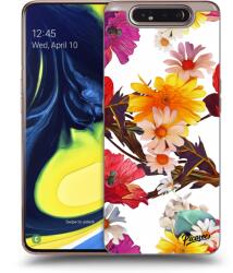 Picasee Husă transparentă din silicon pentru Samsung Galaxy A80 A805F - Meadow