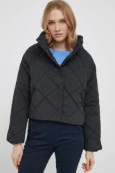 Sisley rövid kabát női, fekete, átmeneti, oversize - fekete 40