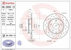 BREMBO féktárcsa BREMBO 08. C653.1X (08.C653.1X)