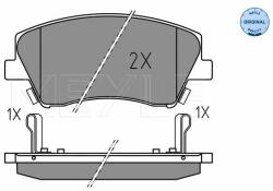 MEYLE set placute frana, frana disc MEYLE -ORIGINAL: True to OE. 025 225 1817 (025 225 1817)