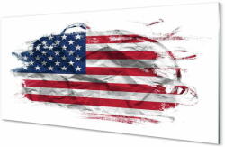  tulup. hu Akrilkép Amerikai zászló 120x60 cm 2 fogas