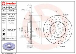BREMBO Bre-09.9159. 2x (09.9159.2x)