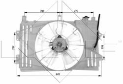 NRF ventilátor, motorhűtés NRF 47053 (47053)