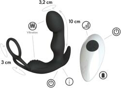 Le Frivole Stimulator prostata Taurus cu telecomanda wireless (LVAFF100583)