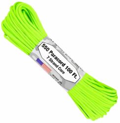 Atwood Rope Mfg ARM 550 PARACORD 100' Neon Green S18-NEON GREEN (S18-NEON GREEN)