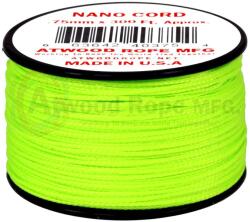 Atwood Rope Mfg ARM 36 NANOCORD 0, 75mm. 300' Neon Green NS18-NEON GREEN (NS18-NEON GREEN)