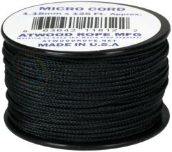 Atwood Rope Mfg ARM 100 MICROCORD 1, 18mm. 125' Black MS01-BLACK (MS01-BLACK)