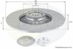 COMLINE Disc frana PEUGEOT 307 (3A/C) (2000 - 2016) COMLINE ADC3017