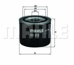 Mahle Original Filtru ulei ROVER 45 (RT) (2000 - 2005) MAHLE ORIGINAL OC 312