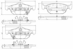 NIPPARTS Set placute frana, frana disc HONDA HR-V (RU) (2014 - 2016) NIPPARTS N3604067