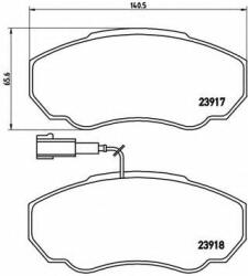 BREMBO Set placute frana, frana disc PEUGEOT BOXER caroserie (230L) (1994 - 2002) BREMBO P 23 091