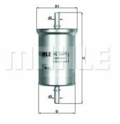 Mahle Original Filtru combustibil SMART FORTWO Cupe (451) (2007 - 2016) MAHLE ORIGINAL KL 165/1
