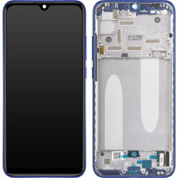 Xiaomi Piese si componente Display cu Touchscreen Xiaomi Mi A3, cu Rama, Albastru, Service Pack 5610100380B6 (5610100380B6) - vexio