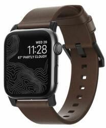 Nomad Leather Strap Brown, black - Apple Watch Ultra (49mm) 8/7 (45mm)/6/SE/5/4 (44mm)/3/2/1 (42mm) (NM1A4RBM00) - oneclick