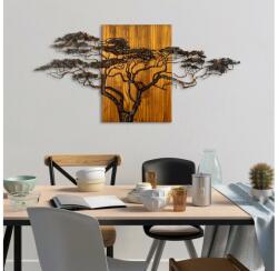 Asir Fali dekoráció 144x70 cm fa/fém faág mintával 899SKL2671 (AS1721)