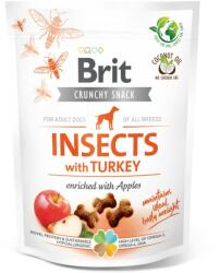 Brit Crunchy Cracker Insects Pulyka és Alma (200 g)