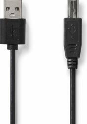 Nedis CCGL60101BK30 USB-A apa - USB-B apa 2.0 Adat és töltő kábel - Fekete (3m) (CCGL60101BK30)
