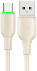 Mcdodo USB to USB-C Cable Mcdodo CA-4750 with LED light 1.2m (beige) (CA-4750) - pepita