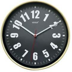 Versace Ceas de Perete Versa Gri Plastic 4 x 30 x 30 cm