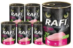 RAFI Cat adult pulykával 12 x 400 g felnőtt macskáknak