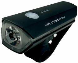 Velotech 300LM USB-ről tölthető első lámpa, 300 lumen, fekete