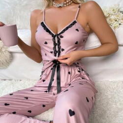  VIVVA® Női pizsama | LUNAR Rózsaszín hosszú XL