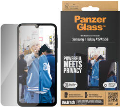 Panzer Стъклен протектор PanzerGlass за Samsung Galaxy A15 / A15 5G Privacy, Recycled, UWF