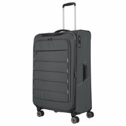 Travelite Skaii antracit 4 kerekű bővíthető nagy bőrönd (92649-04)