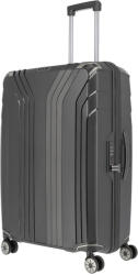Travelite Elvaa fekete 4 kerekű nagy bőrönd (76349-01)