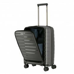Travelite Air Base antracit 4 kerekű első zsebes kabinbőrönd (75346-04)