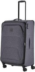 Travelite Adria antracit 4 kerekű bővíthető nagy bőrönd (80249-04)
