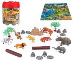 MAC TOYS - Set de animale safari 21buc (M80156) Figurina