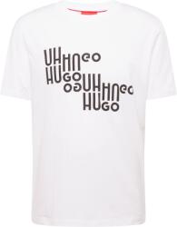 HUGO Tricou 'Davalon' alb, Mărimea XL