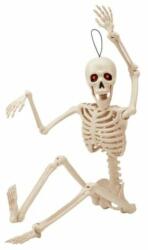 Joyin Halloween csontváz világító szemekkel, mozgatható testrészekkel, 60 cm