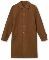 forét Shelter Long Wool Coat - Brown - S