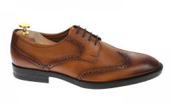 Lucas Shoes Pantofi barbati casual din piele naturala maro coniac - 500CON (500CON)