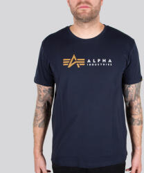 Alpha Industries Alpha Label T - replica blue