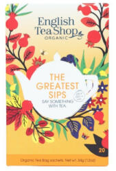 English Tea Shop Greatest Sips Legnemesebb kortyok Teaválogatás - filter, 20 db, 34 g