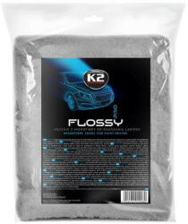 K2 | Flossy mikroszálas kétoldalú autótörölköző, szárítókendő 60x90 cm 800 gsm