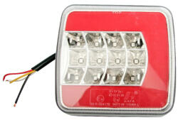 Multipa Utánfutó hátsólámpa 4funkciós bal, LED, 12/24 Volt - MULTIPA - topboxauto - 4 480 Ft