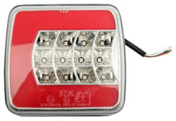Multipa Utánfutó hátsólámpa 4funkciós jobb, LED, 12/24 Volt - MULTIPA