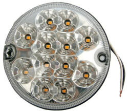 Multipa Tolatólámpa, kerek, 95 mm, 12 x LED, 12/24 V MULTIPA