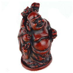  Buddha Szerencsehozó szobor 3cm/barna