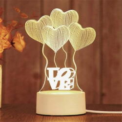 Somogyi Elektronic & MARKER® 3D LED szerelem fény | LEDLOVE Szívek