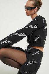 ROTATE gyapjúkeverék pulóver könnyű, női, fekete - fekete 38